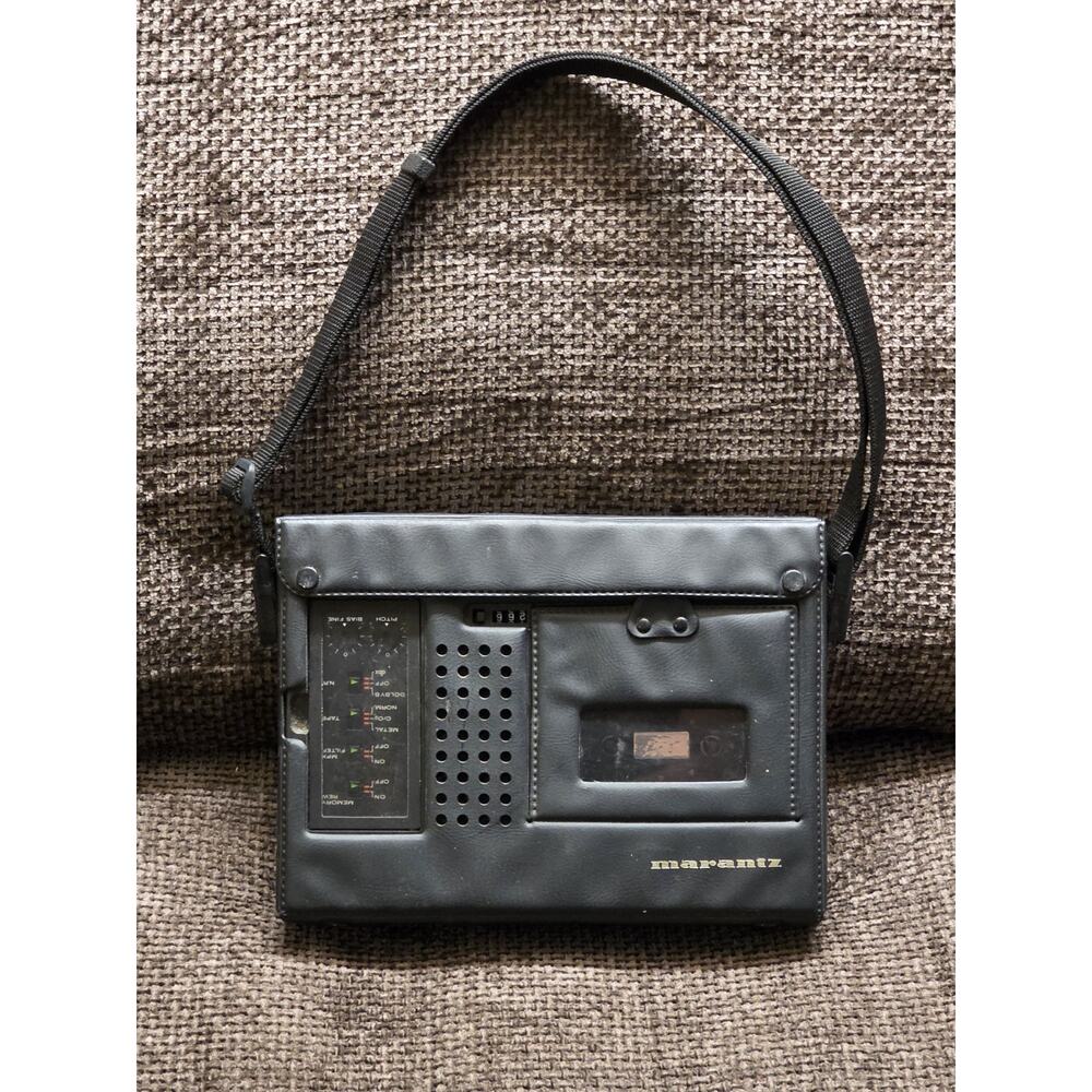 Marantz PMD430 Stereo Cassette Field Recorder 3-Head Portable Tape Player TESTED